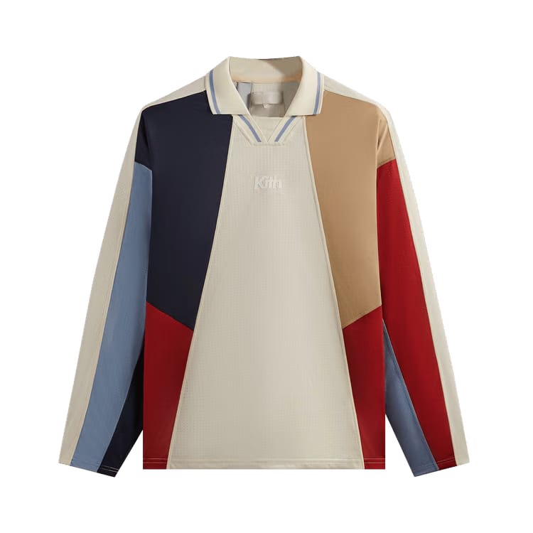 Kith Long-Sleeve Panelled Otto Polo Sandrift