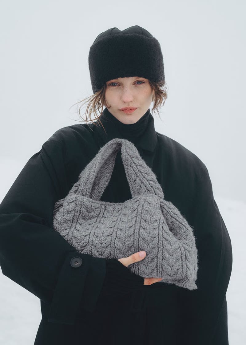 Polene Numero Neuf Large Merino Stone