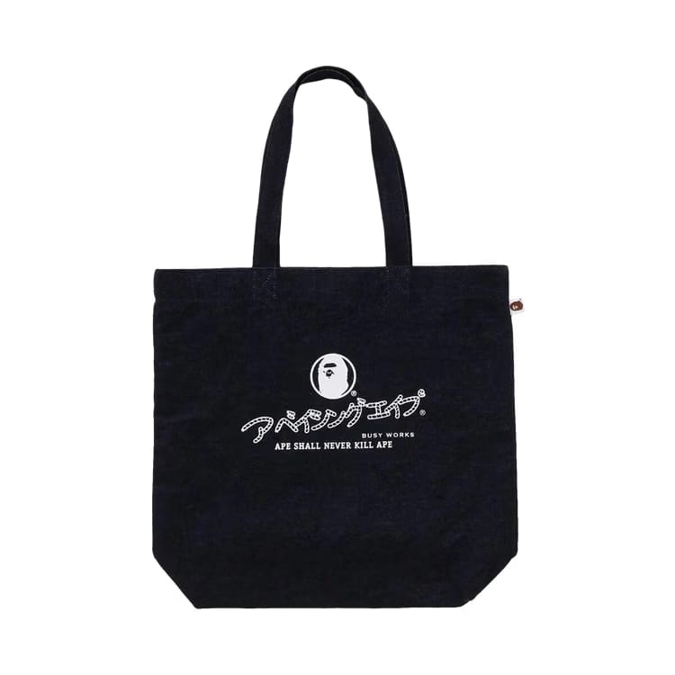 BAPE Denim Tote Bag Indigo