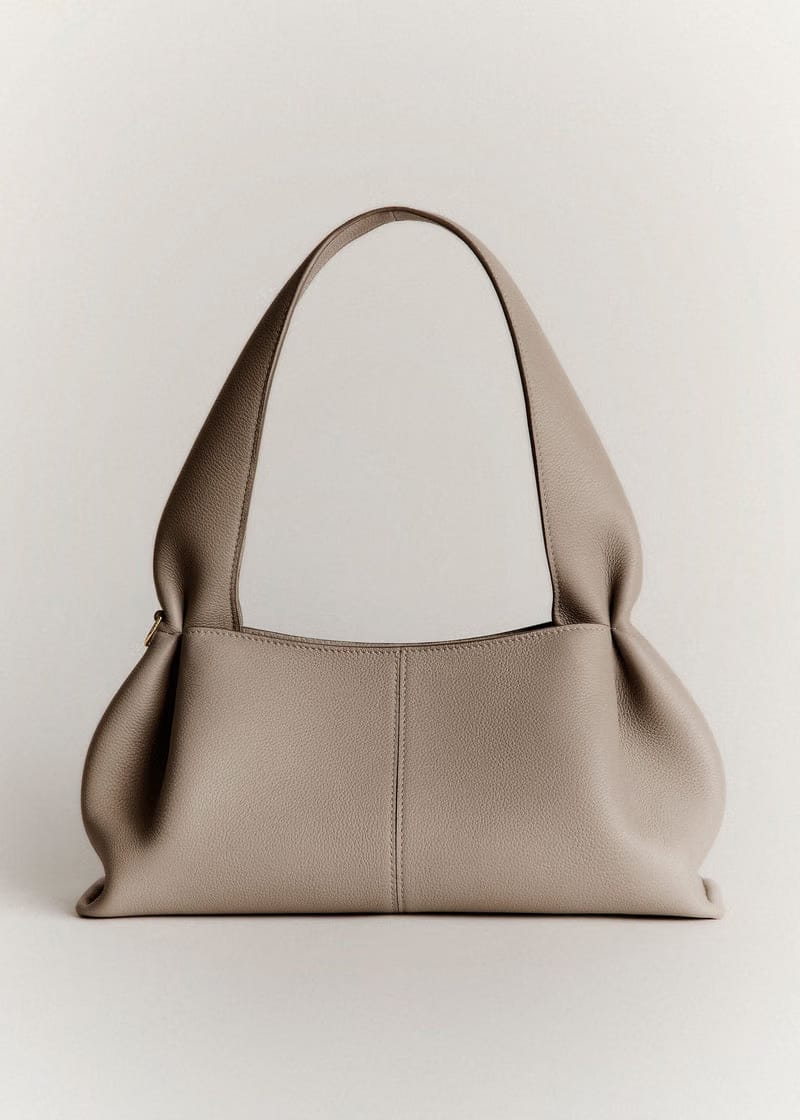 Polene Numero Neuf East West Textured Taupe