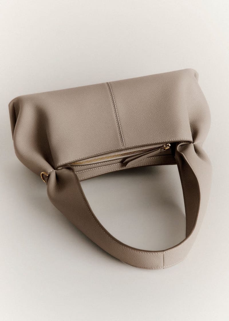 Polene Numero Neuf East West Textured Taupe