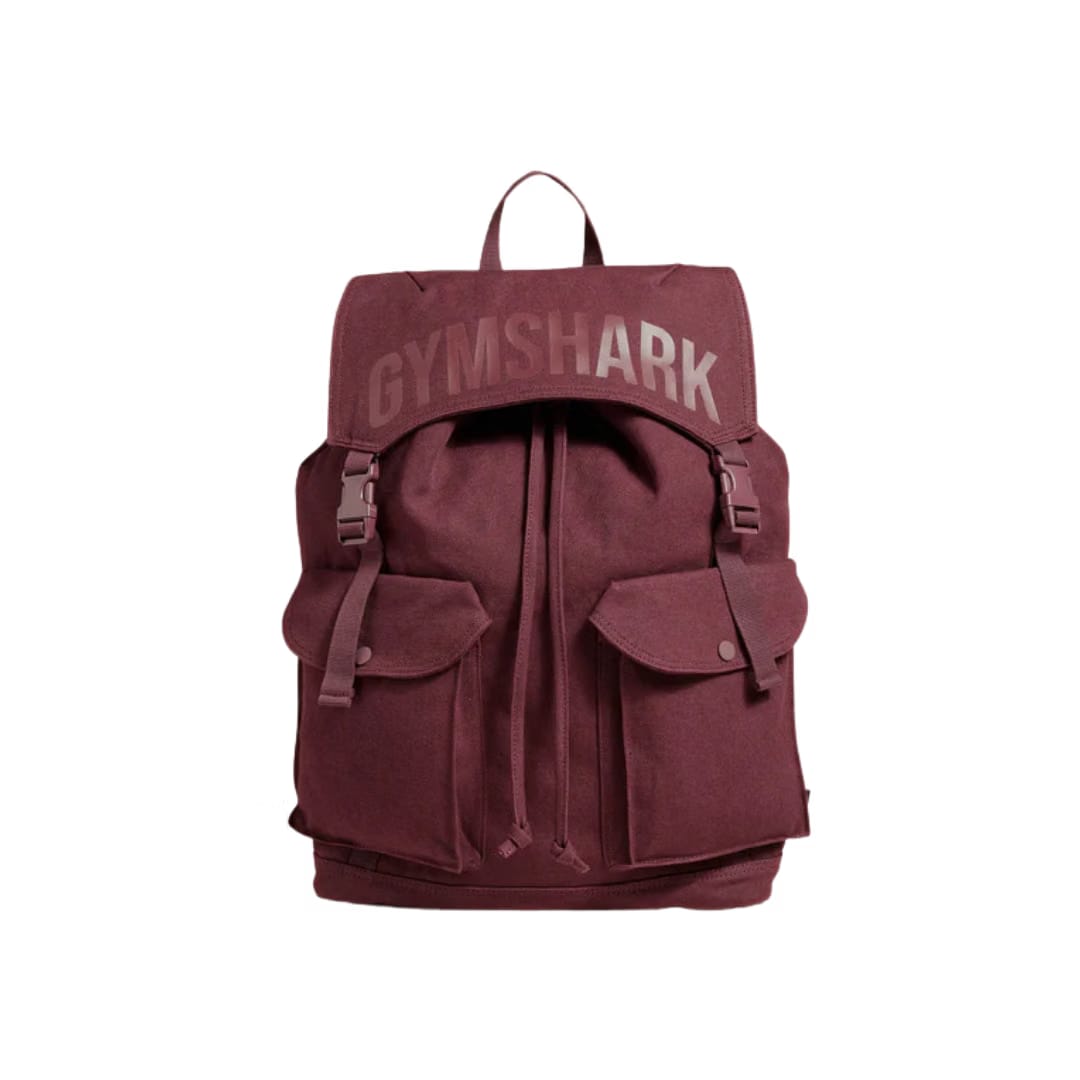 Women's Gymshark Power Backpack Rich Maroon