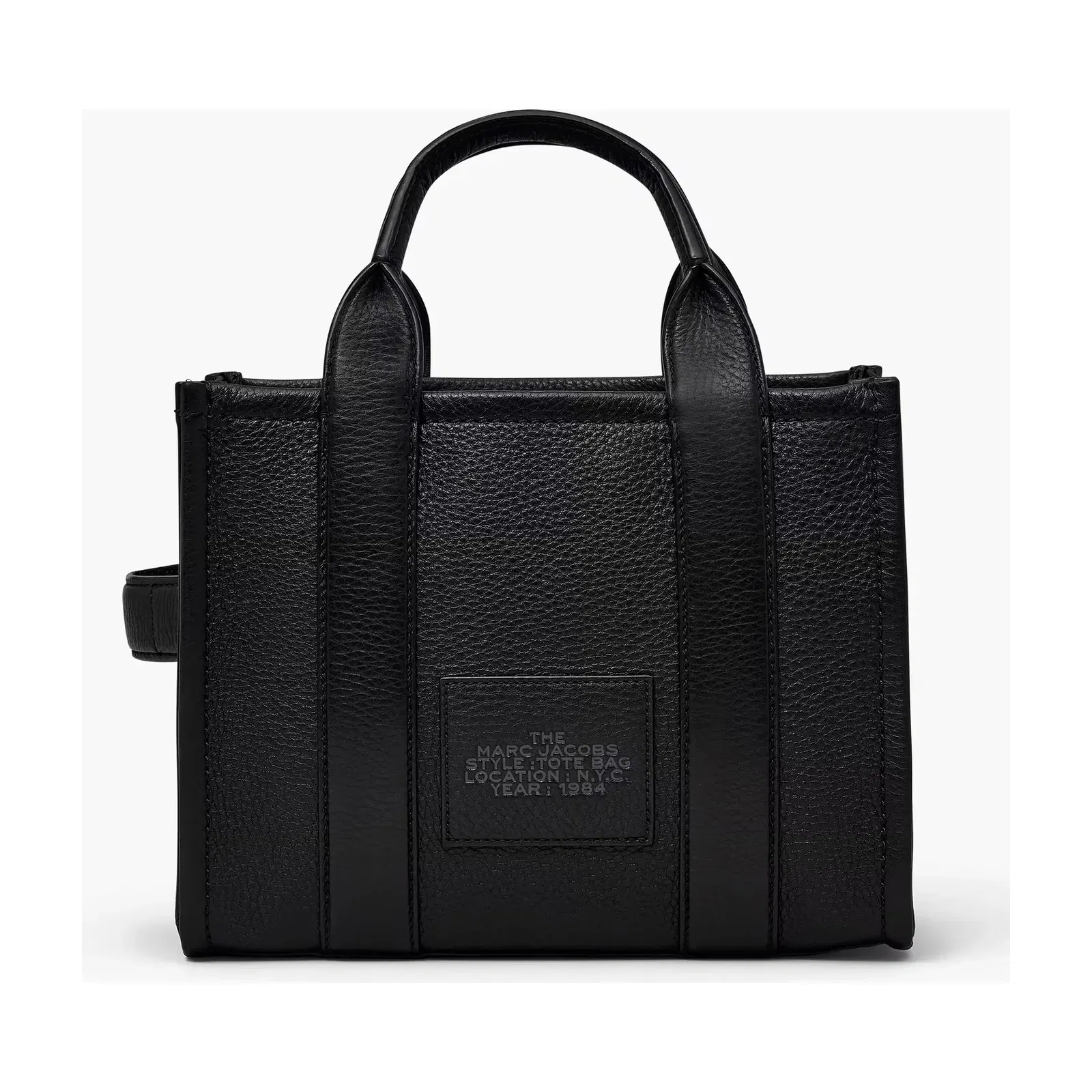 Marc Jacobs Marc Jacobs The Leather Small Tote Bag Black Black