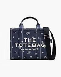 Marc Jacobs Marc Jacobs The Bandana Canvas Medium Tote Bag Navy Multi Navy Multi