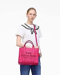 Marc Jacobs Marc Jacobs The Leather Medium Tote Bag Raspberry Pink Raspberry Pink