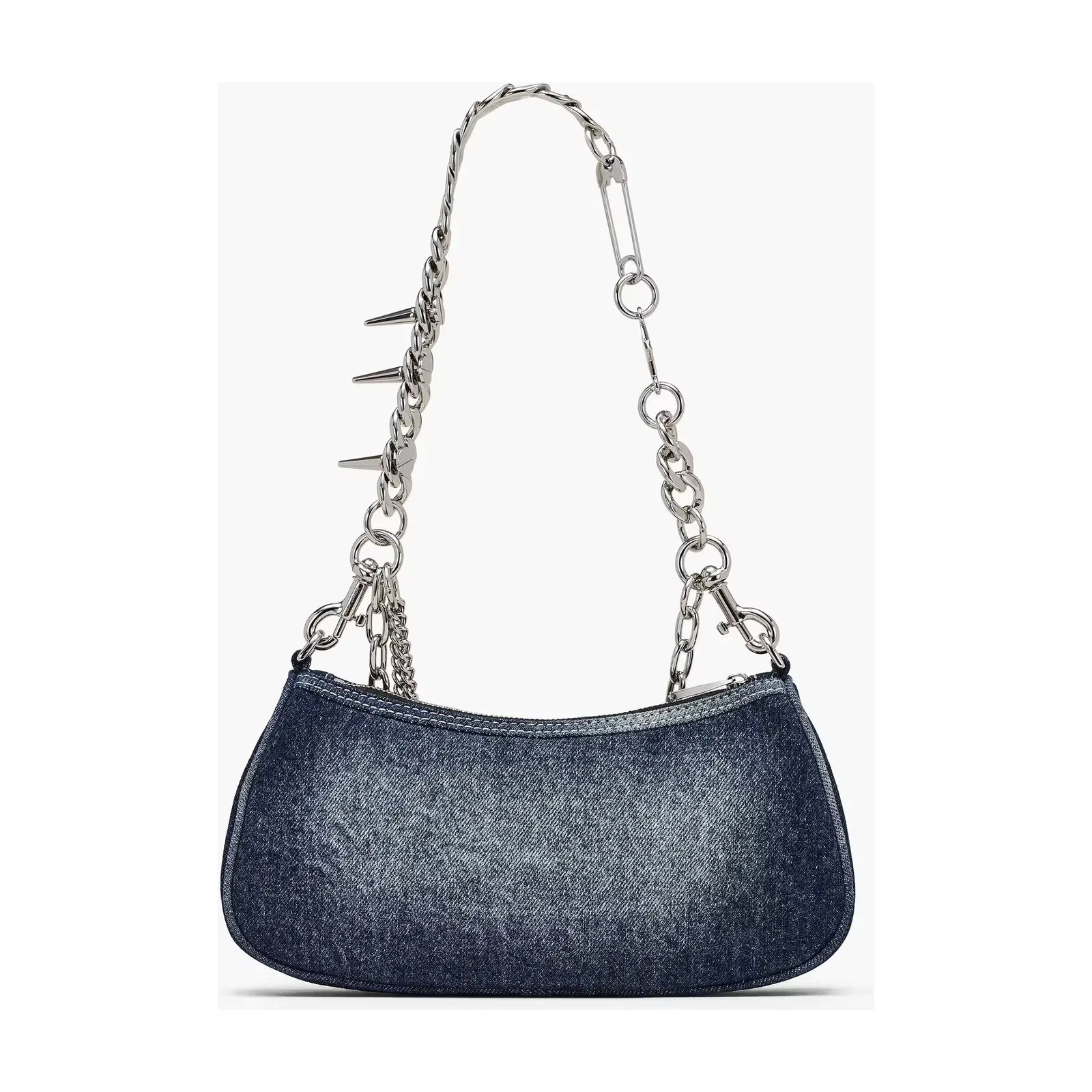 Marc Jacobs Marc Jacobs The Faded Denim Charm Shoulder Bag Faded Vintage Indigo Faded Vintage Indigo