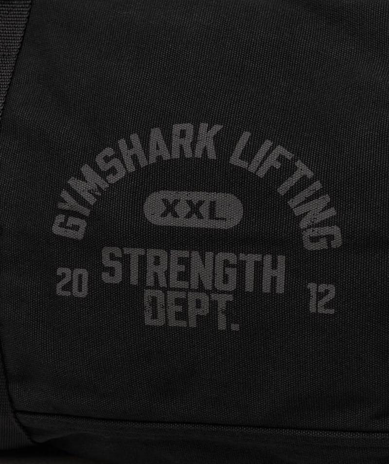 Gymshark Strength Dept Canvas Duffle Bag Black