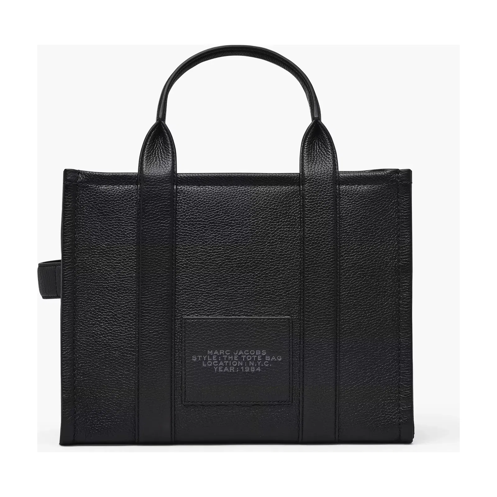 Marc Jacobs Marc Jacobs The Leather Medium Tote Bag Black Black