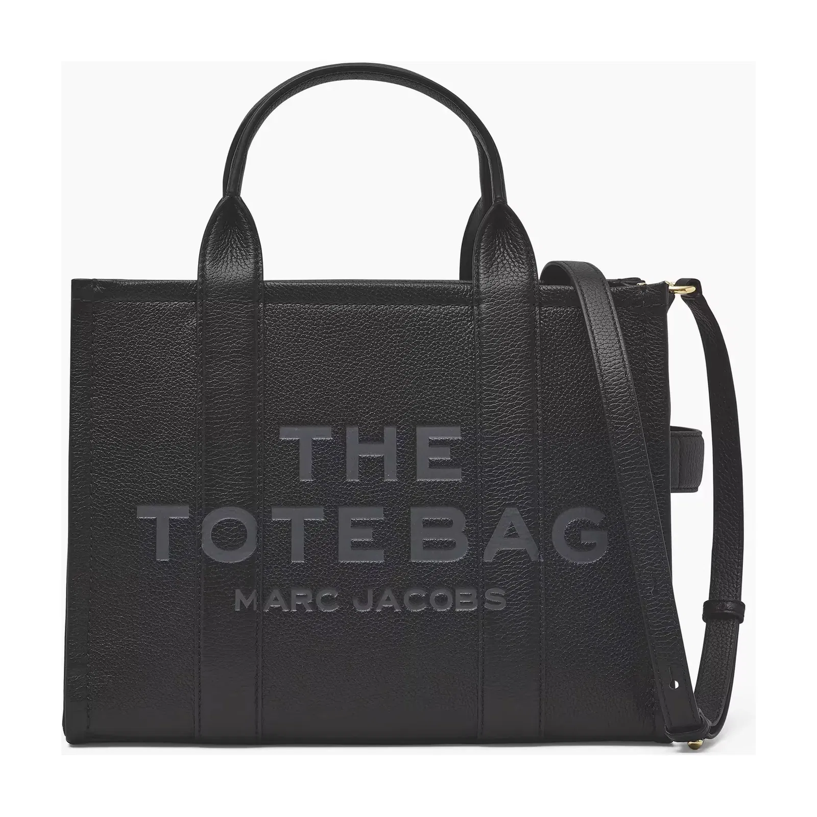 Marc Jacobs Marc Jacobs The Leather Medium Tote Bag Black Black