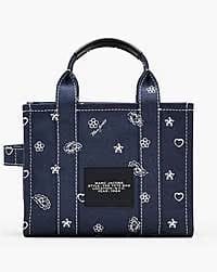 Marc Jacobs Marc Jacobs The Bandana Canvas Small Tote Bag Navy Multi Navy Multi