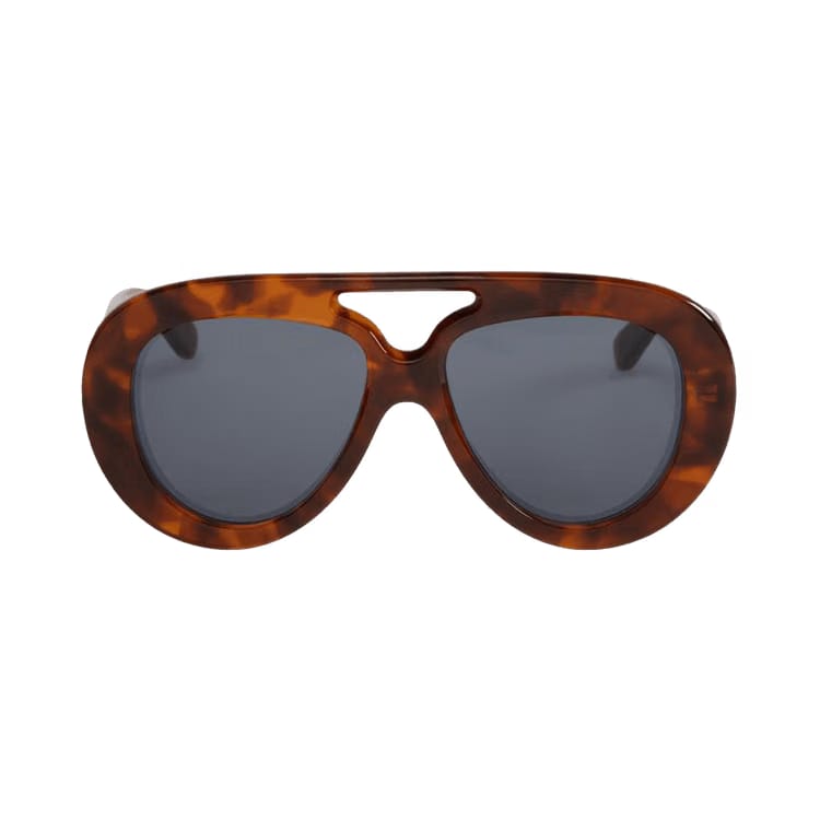 Loewe Curvy Sunglasses Blonde Havana/Blue