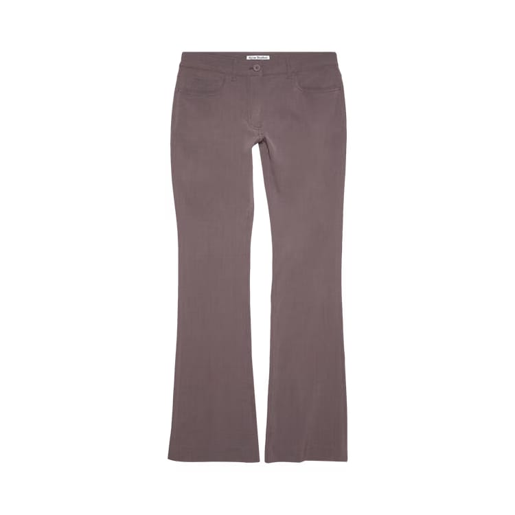 Acne Studios Wool Blend Pants Dove Purple