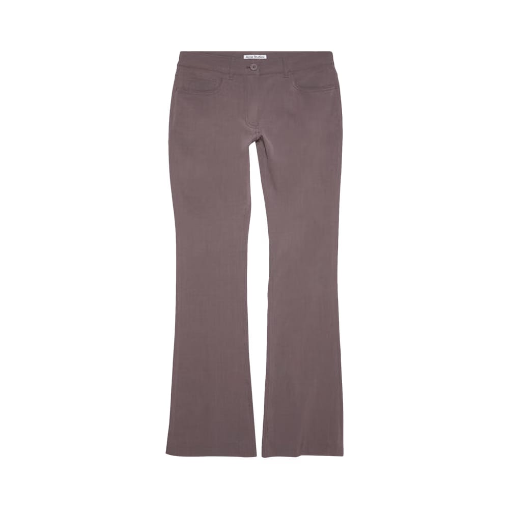 Acne Studios Wool Blend Pants Dove Purple