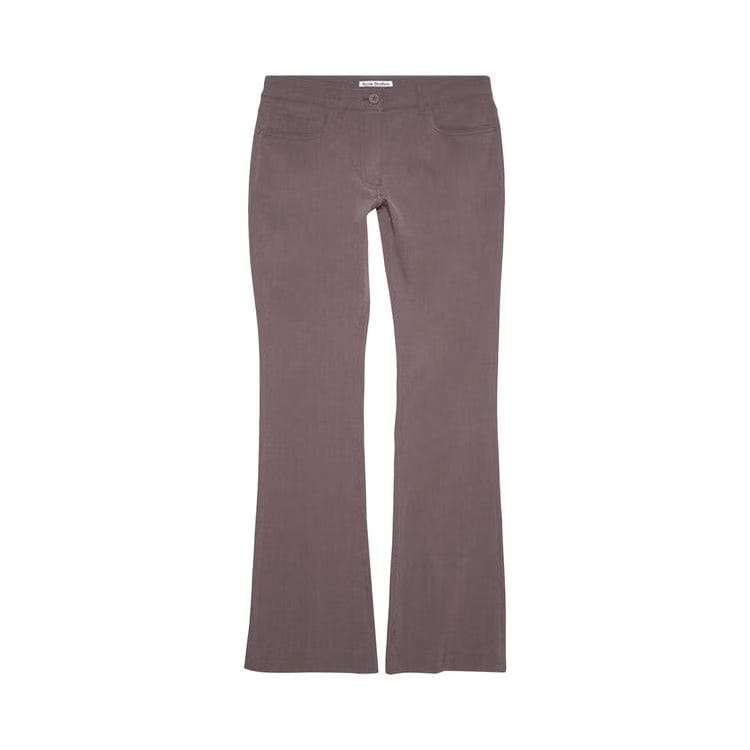 Acne Studios Wool Blend Pants Dove Purple