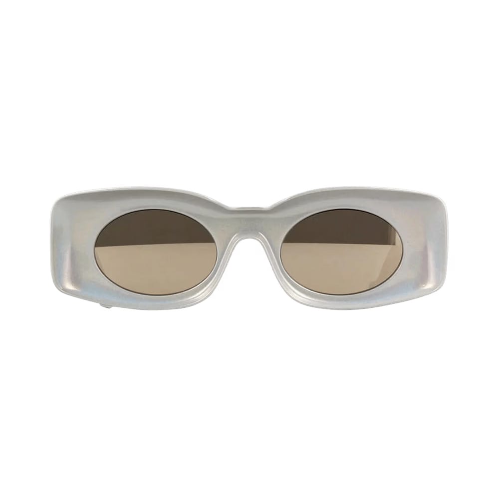 Loewe Paula's Ibiza Rectangular Sunglasses White/Blue