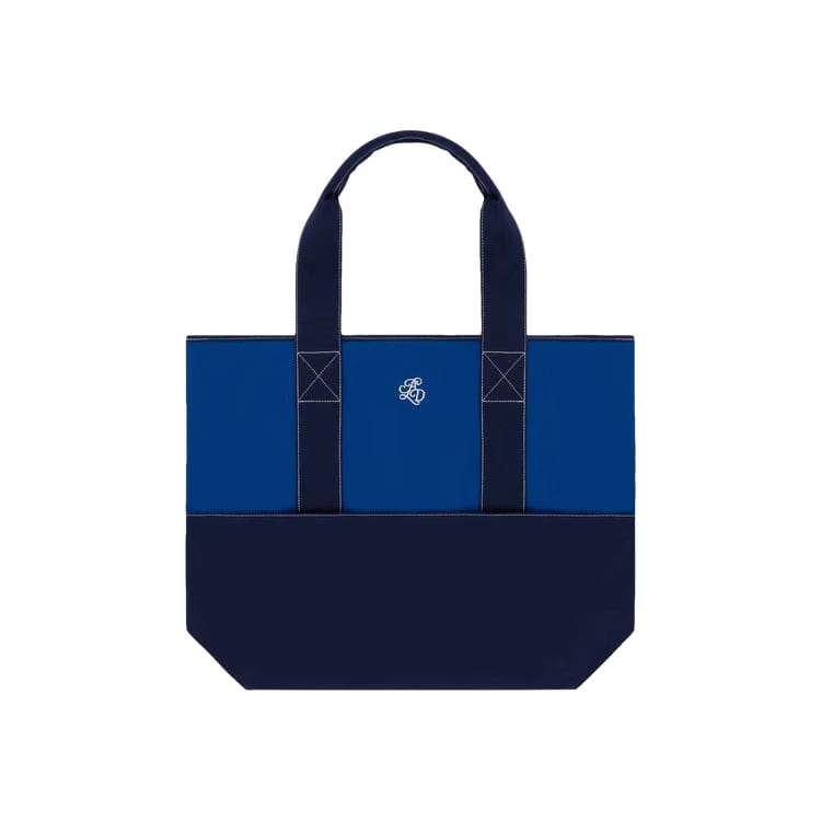 Aimé Leon Dore Monogram Contrast Tote Bag Navy