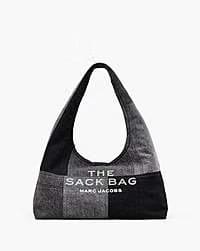 Marc Jacobs Marc Jacobs The Patchwork Denim Sack Bag Black Denim Black Denim