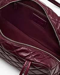 Marc Jacobs Marc Jacobs The Quilted Leather Dual Satchel Dark Plum Dark Plum