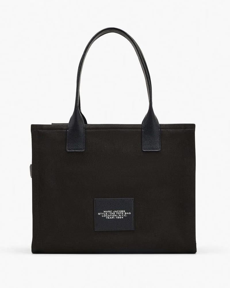 Marc Jacobs Marc Jacobs The Cargo Canvas Large Tote Bag Black Black