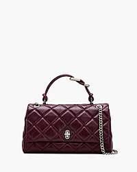 Marc Jacobs Marc Jacobs The Quilted Dual Convertible Shoulder Bag Dark Plum Dark Plum