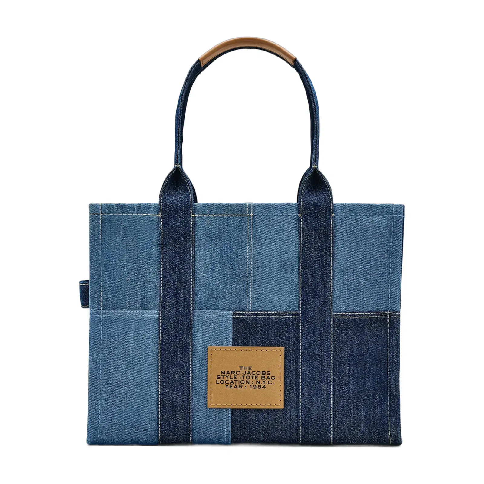 Marc Jacobs Marc Jacobs The Denim Large Tote Bag Blue Denim Blue Denim