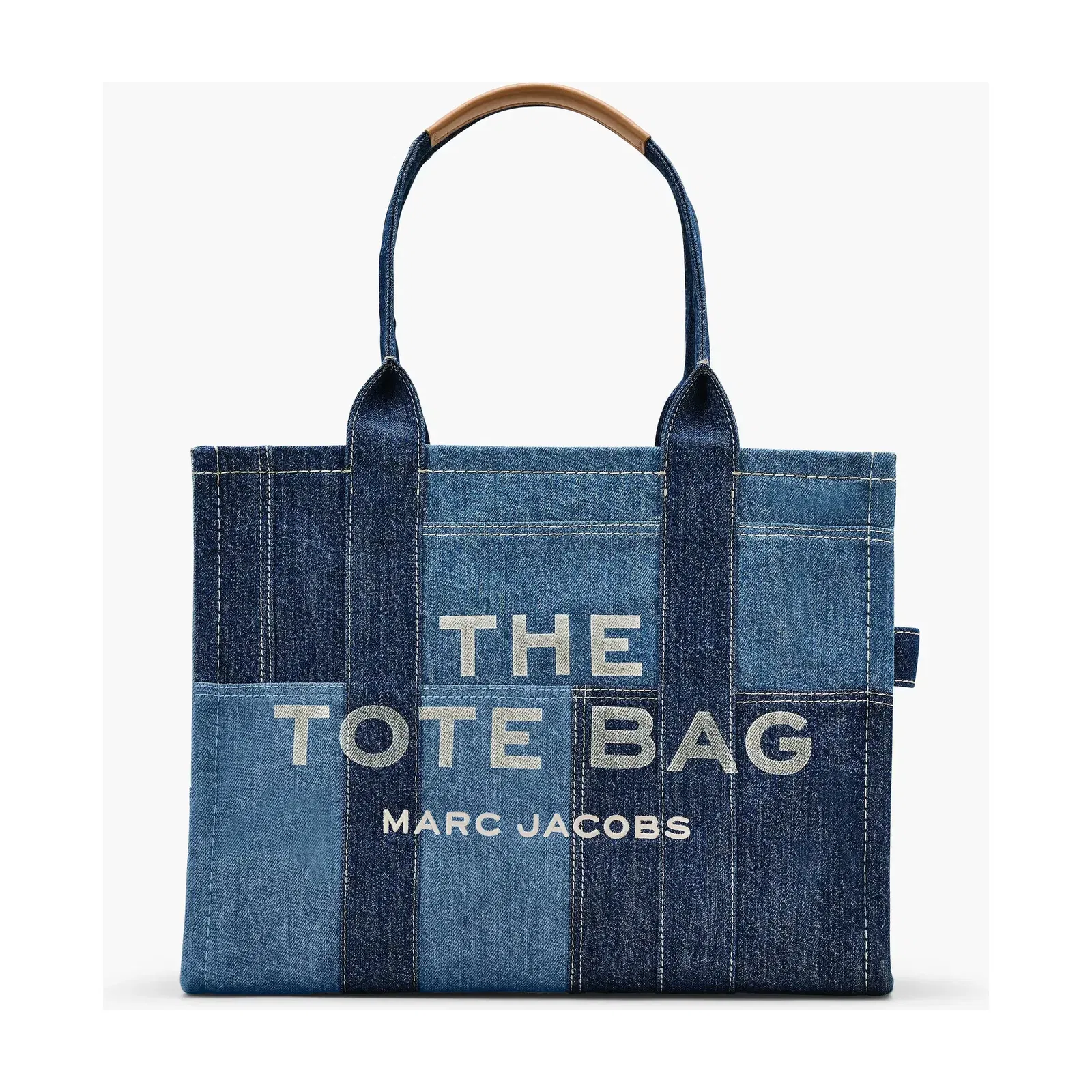 Marc Jacobs Marc Jacobs The Denim Large Tote Bag Blue Denim Blue Denim