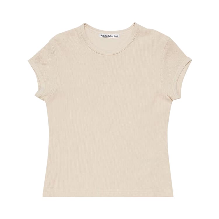 Acne Studios Fitted T-Shirt Soft Pink