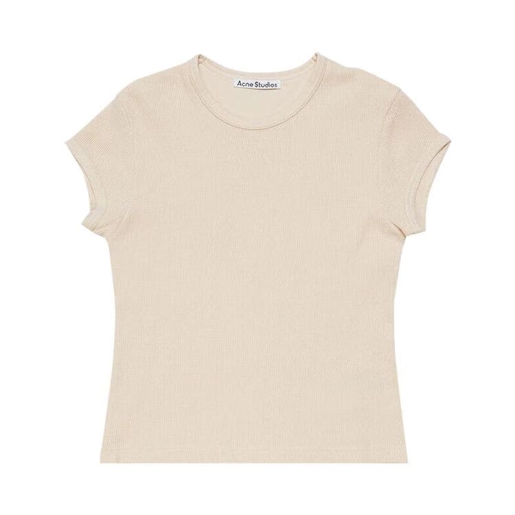 Acne Studios Fitted T-Shirt Soft Pink