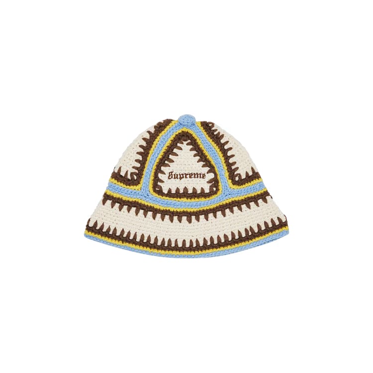 Supreme Crochet Edge Ball Hat Natural
