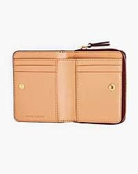 Marc Jacobs Marc Jacobs The Leather Mini Compact Wallet Cherry Cherry