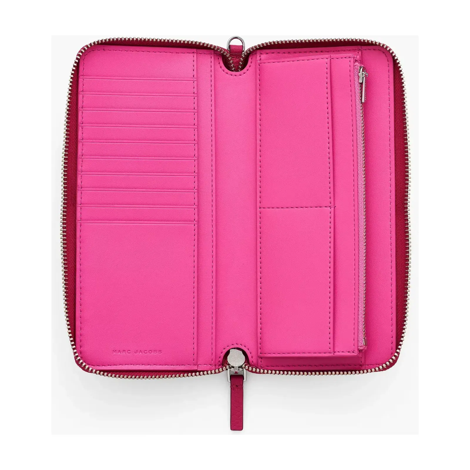 Marc Jacobs Marc Jacobs The Leather Continental Wallet Raspberry Pink Raspberry Pink