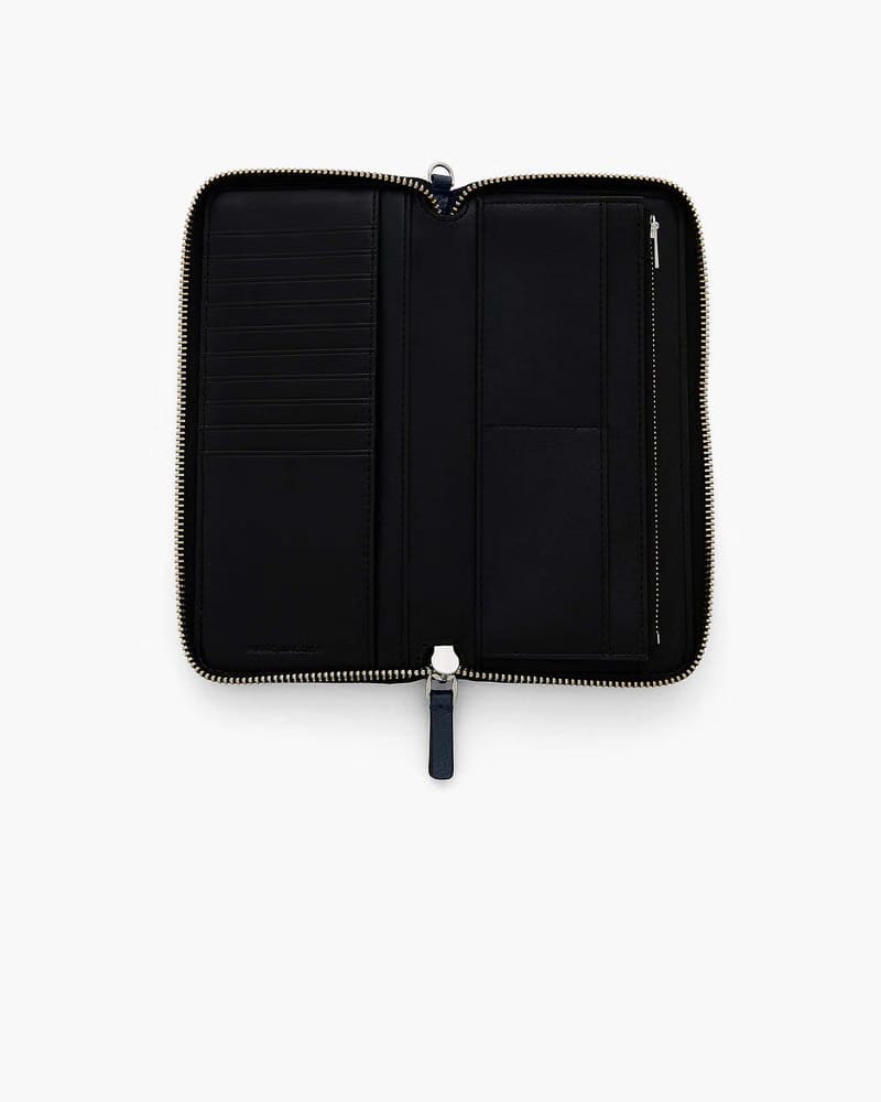 Marc Jacobs Marc Jacobs The Leather Continental Wallet Blue Sea Blue Sea