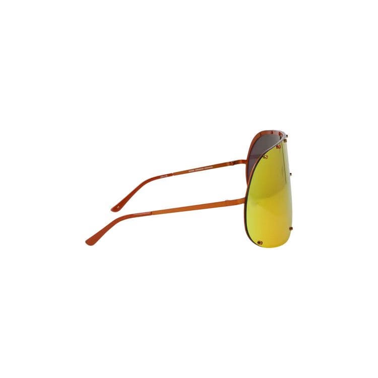 Rick Owens DRKSHDW Shield Sunglasses Orange