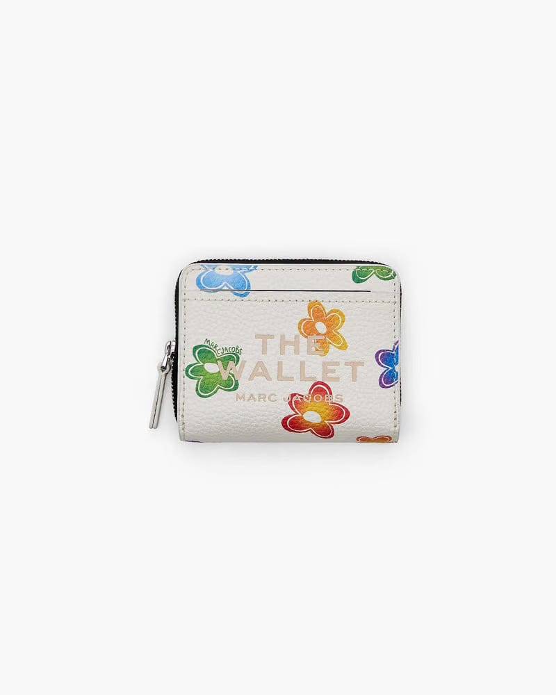 Marc Jacobs Marc Jacobs The Wild Daisy Mini Compact Wallet White Multi White Multi