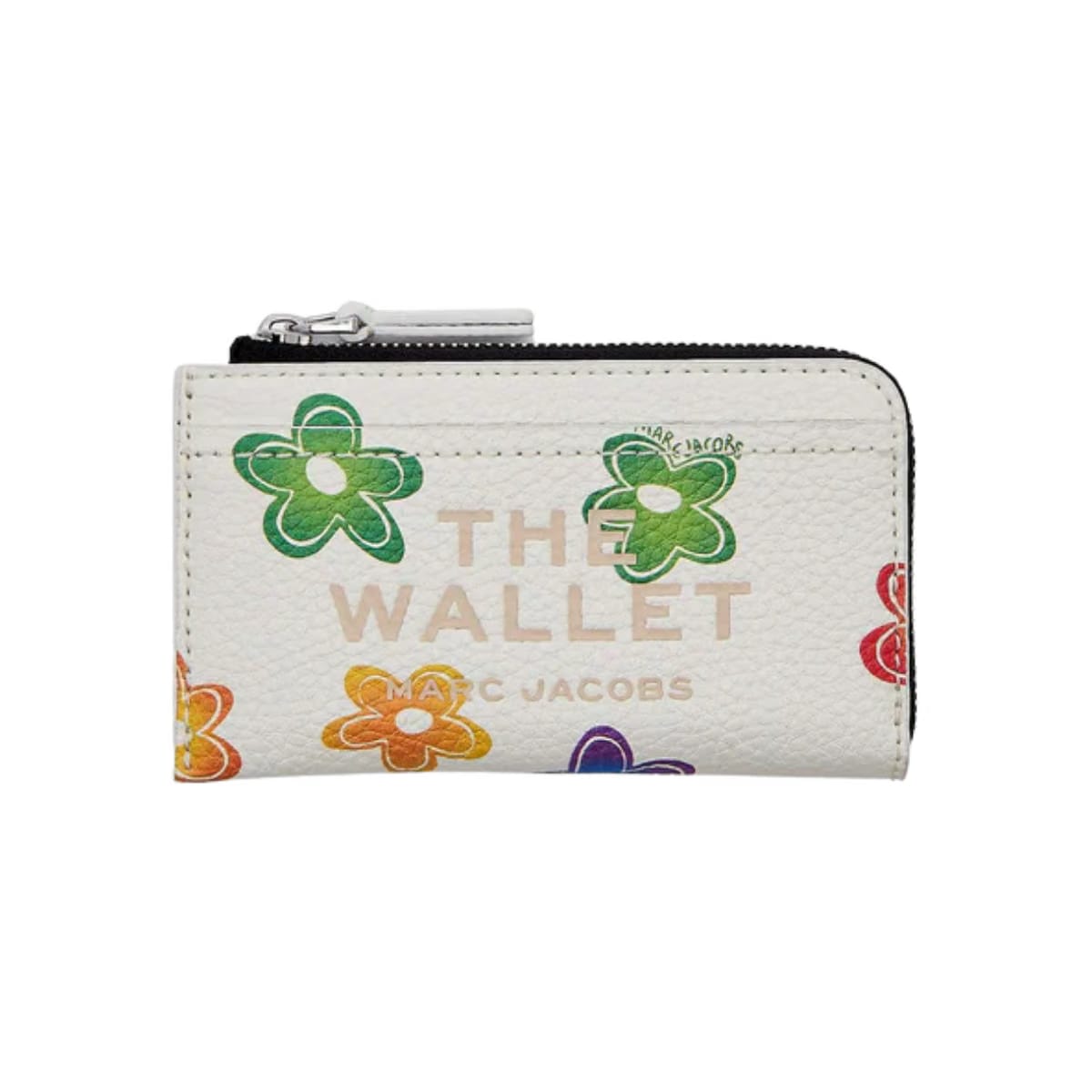 Marc Jacobs Marc Jacobs The Wild Daisy Top Zip Multi Wallet White Multi White Multi