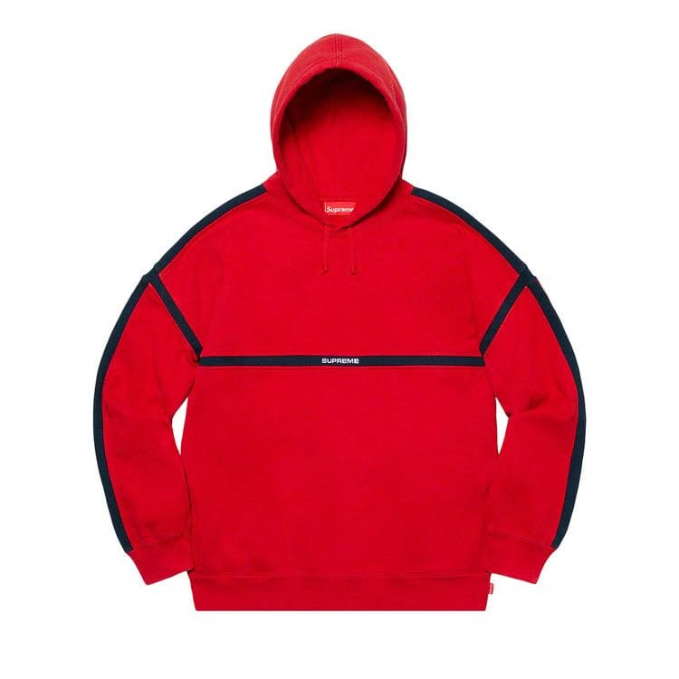 Supreme Warm Up Hoodie Red