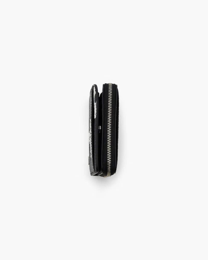 Marc Jacobs Marc Jacobs The Daisy Mini Compact Wallet Black/White Black/white