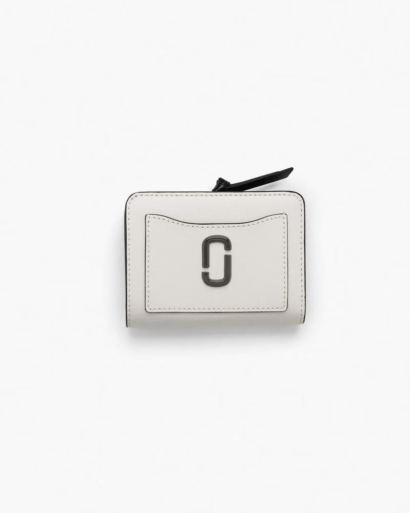 Marc Jacobs Marc Jacobs The Utility Snapshot Mini Compact Wallet Black/White Black/white