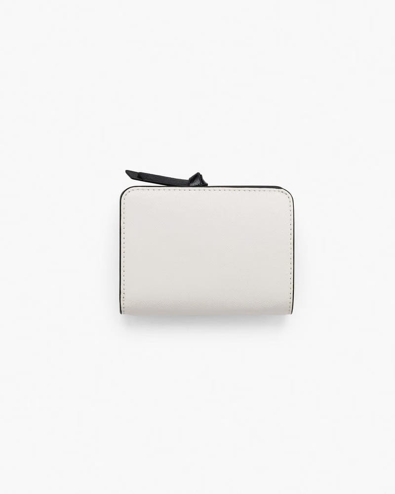 Marc Jacobs Marc Jacobs The Utility Snapshot Mini Compact Wallet Black/White Black/white
