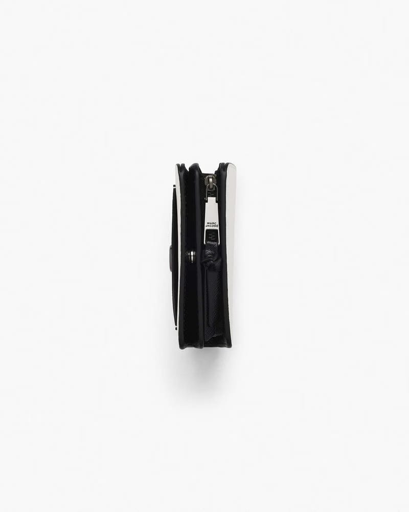 Marc Jacobs Marc Jacobs The Utility Snapshot Mini Compact Wallet Black/White Black/white