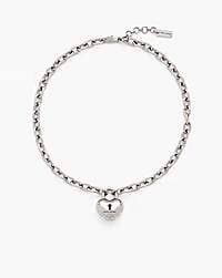 Marc Jacobs Marc Jacobs The Heart Balloon Necklace Light Antique Silver Light Antique Silver