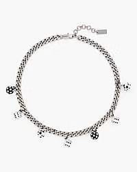 Marc Jacobs Marc Jacobs Derrick Adams x Marc Jacobs Dice Charm Necklace Silver/Multi Silver/multi