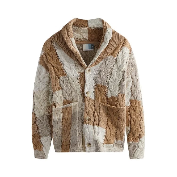 Kith Patchwork Cable Becker Cardigan Canvas