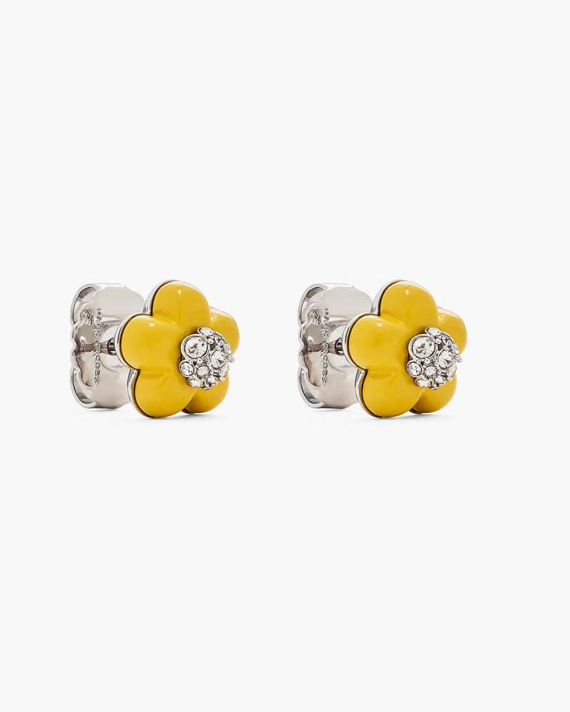 Marc Jacobs Marc Jacobs The Daisy Stud Earrings Silver/Daisy Yellow Silver/daisy Yellow