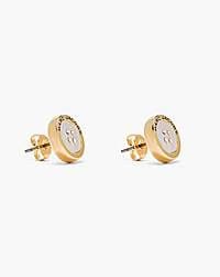 Marc Jacobs Marc Jacobs The Button Mother Of Pearl Stud Earrings Gold/Mop Gold/mop