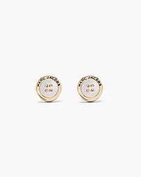 Marc Jacobs Marc Jacobs The Button Mother Of Pearl Stud Earrings Gold/Mop Gold/mop