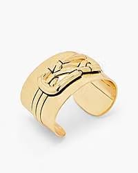 Marc Jacobs Marc Jacobs The Dual Statement Cuff Bracelet Gold Gold