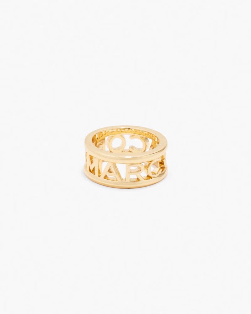Marc Jacobs Marc Jacobs The Monogram Ring Gold Gold