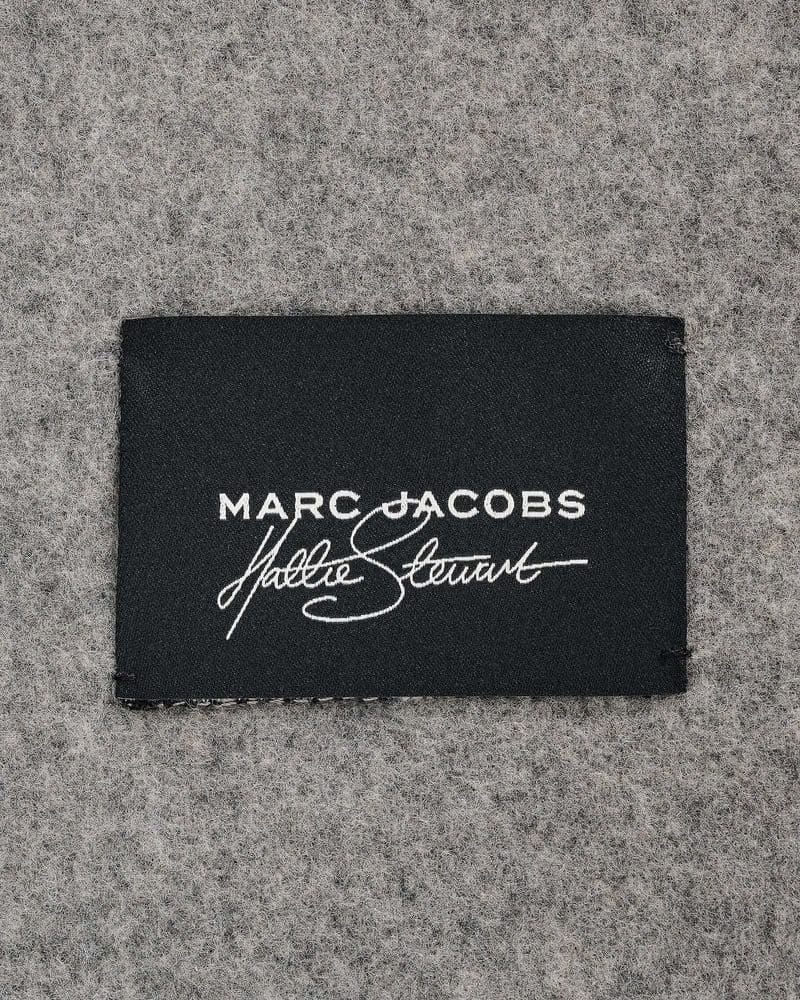 Marc Jacobs Marc Jacobs Hattie Stewart x Marc Jacobs Daisy Wool Scarf Grey Multi Grey Multi