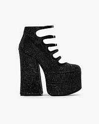 Marc Jacobs Marc Jacobs The Rhinestone Kiki Ankle Boot Black/Black Black/black